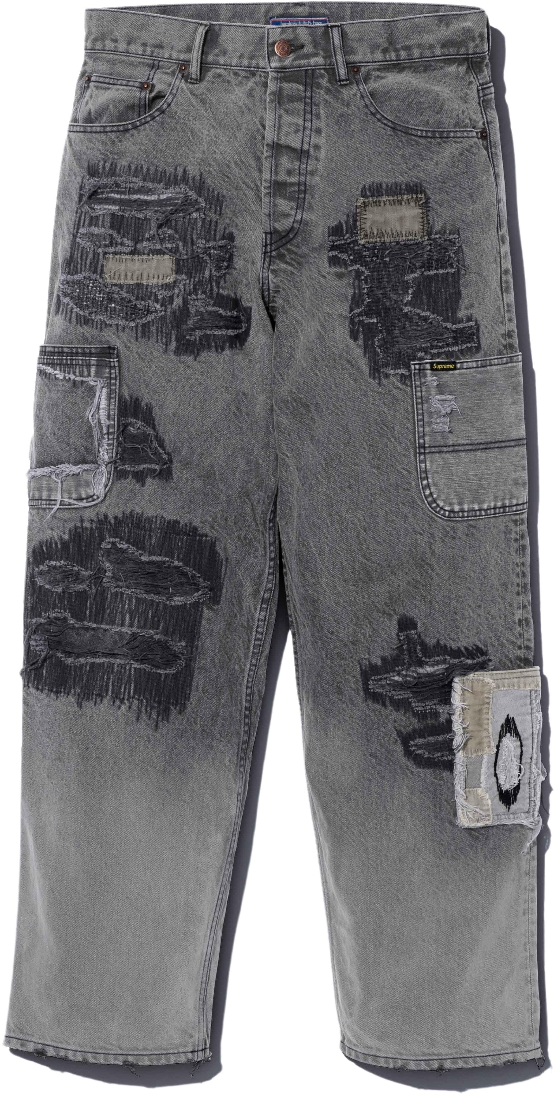 Supreme®/blackmeans Mended Loose Fit Jean view 7
